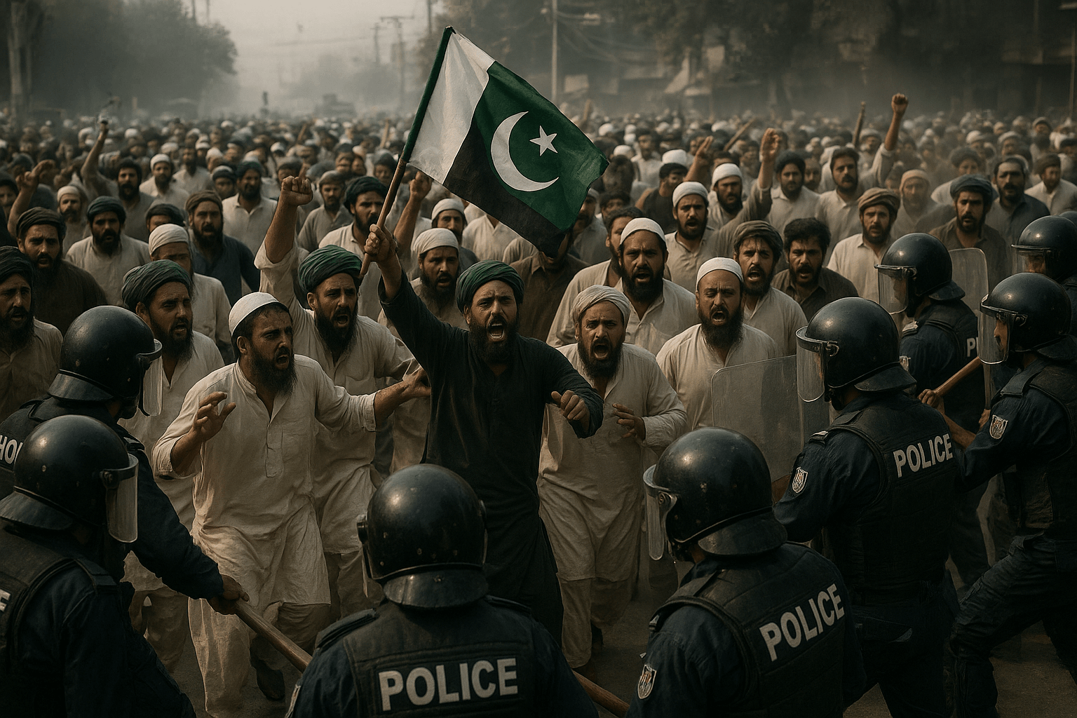 شاکنگ فوٹیج: پرامن مظاہرین کو پاکستان میں ٹی ایل پی احتجاج کے دوران نشانہ بنایا گیا